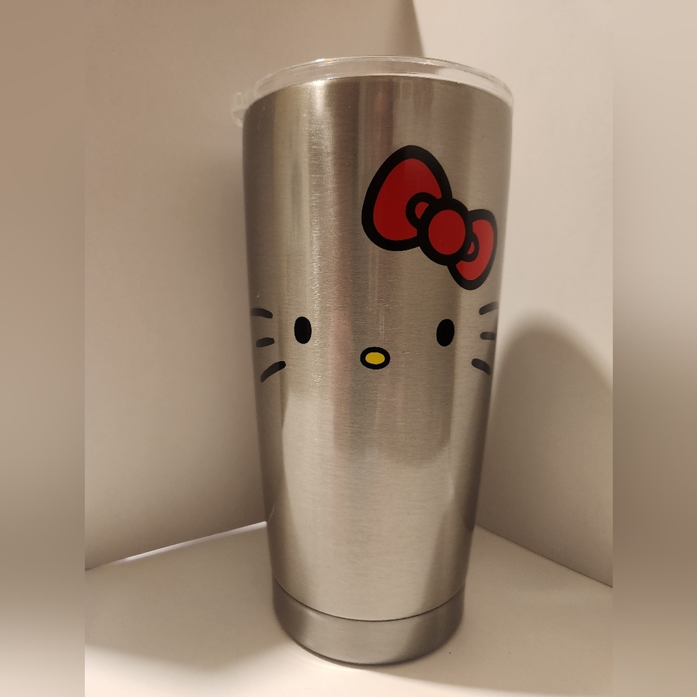 New never used. Hello Kitty stainless steel tumbler